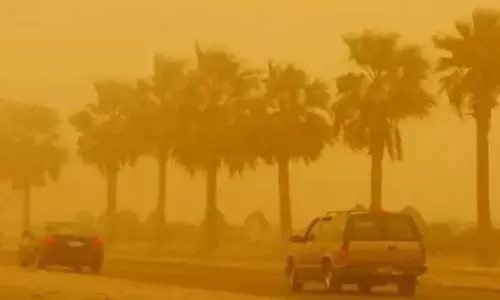 ജനജീവിതം ദുസ്സഹമാക്കി കുവൈത്തിൽ ശക്തമായ പൊടിക്കാറ്റ്