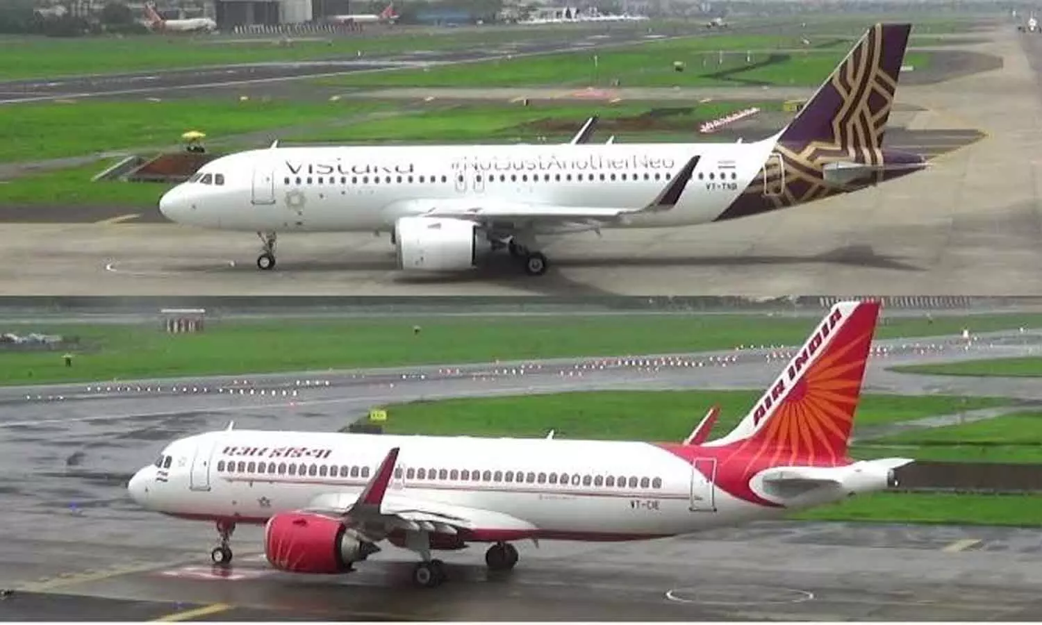 വിസ്താരയും എയർ എഷ്യയും ഏറ്റെടുക്കാൻ നീക്കം; ആഭ്യന്തര വ്യോമഗതാഗതം പിടിച്ചെടുക്കാനൊരുങ്ങി എയർ ഇന്ത്യ വിസ്താരയും എയർ എഷ്യയും ഏറ്റെടുക്കാൻ നീക്കം; ആഭ്യന്തര വ്യോമഗതാഗതം പിടിച്ചെടുക്കാനൊരുങ്ങി എയർ ഇന്ത്യ