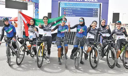 ജി.സി.സി ഗെയിംസില് വനിതാ താരങ്ങളുടെ കരുത്തില് കുവൈത്ത് ജി.സി.സി ഗെയിംസില് വനിതാ താരങ്ങളുടെ കരുത്തില് കുവൈത്ത്