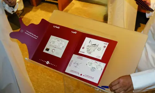 ഖത്തർ ലോകകപ്പിന്‍റെ ഔദ്യോഗിക സ്റ്റാമ്പ് പുറത്തിറക്കി