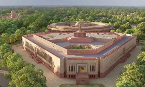 ഡൽഹിയിലെ പുതിയ പാർലമെന്റ് മന്ദിരത്തിൽ ചെറിയ തീപിടിത്തമുണ്ടായതായി റിപ്പോർട്ട്