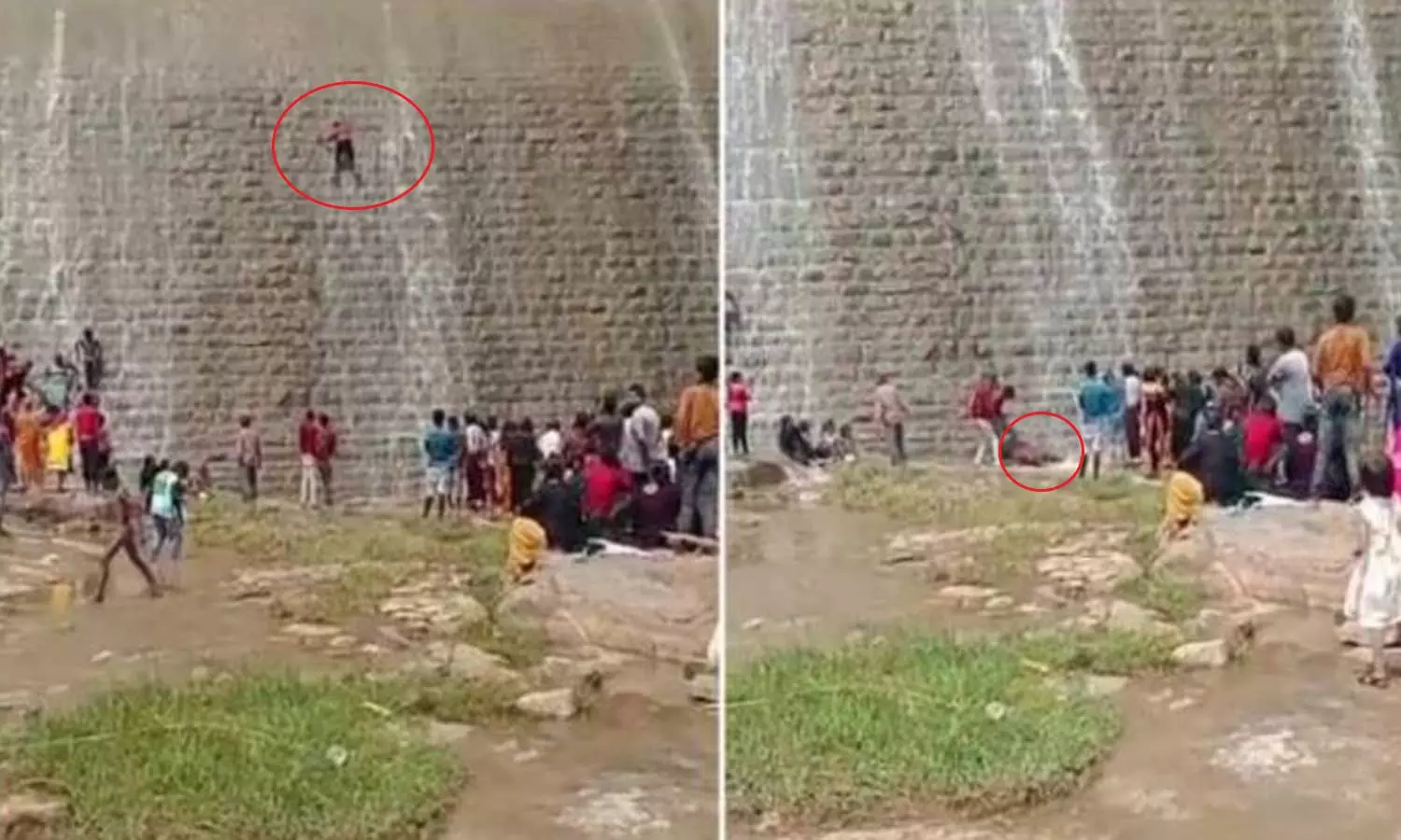 അണക്കെട്ടിന്റെ മതിലിൽ വലിഞ്ഞുകയറാൻ ശ്രമിച്ച യുവാവ് താഴെ വീണു; ഗുരുതര പരിക്ക് അണക്കെട്ടിന്റെ മതിലിൽ വലിഞ്ഞുകയറാൻ ശ്രമിച്ച യുവാവ് താഴെ വീണു; ഗുരുതര പരിക്ക്