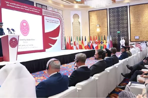 ഖത്തര് ലോകകപ്പിന്റെ സുരക്ഷാ സജ്ജീകരണങ്ങള് വിശദീകരിച്ച് ലാസ്റ്റ്മൈല് സെക്യൂരിറ്റി കോണ്ഫറന്സ് ഖത്തര് ലോകകപ്പിന്റെ സുരക്ഷാ സജ്ജീകരണങ്ങള് വിശദീകരിച്ച് ലാസ്റ്റ്മൈല് സെക്യൂരിറ്റി കോണ്ഫറന്സ്