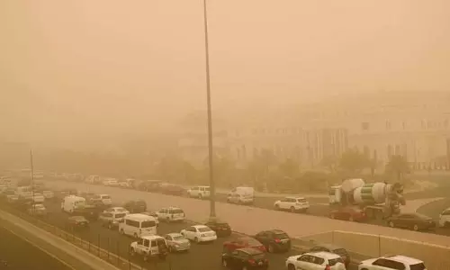 കുവൈത്തില്‍ അനുഭവപ്പെട്ടത് കാല്‍നൂറ്റാണ്ടിനിടയിലെ ഏറ്റവും ശക്തമായ പൊടിക്കാറ്റ്