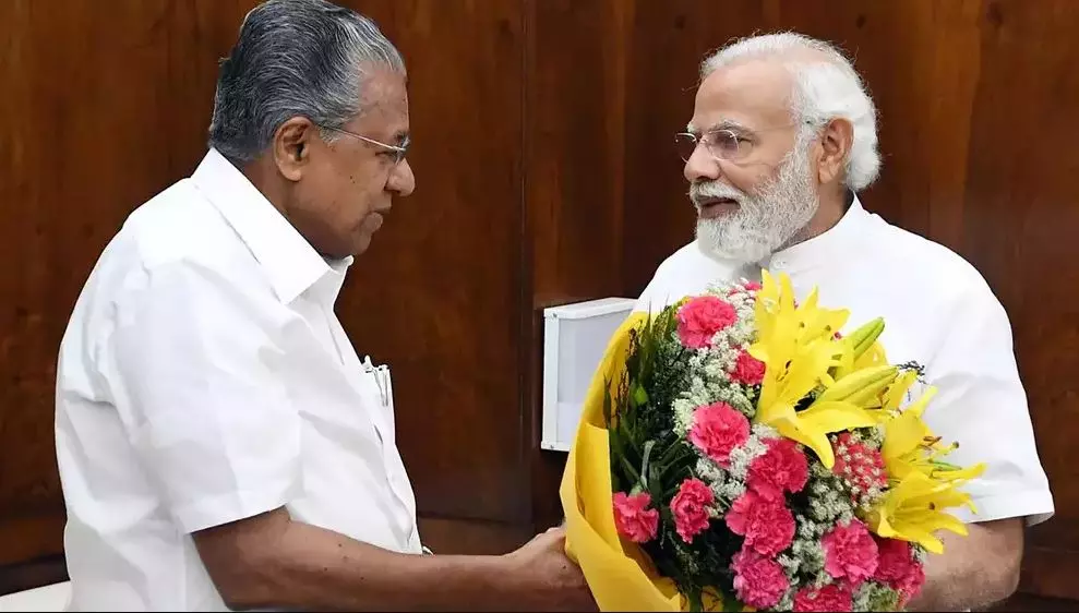 ദീർഘായുസിനായി പ്രാർത്ഥിക്കുന്നു; മുഖ്യമന്ത്രിക്ക് പിറന്നാൾ ആശംസ നേർന്ന് പ്രധാനമന്ത്രി ദീർഘായുസിനായി പ്രാർത്ഥിക്കുന്നു; മുഖ്യമന്ത്രിക്ക് പിറന്നാൾ ആശംസ നേർന്ന് പ്രധാനമന്ത്രി