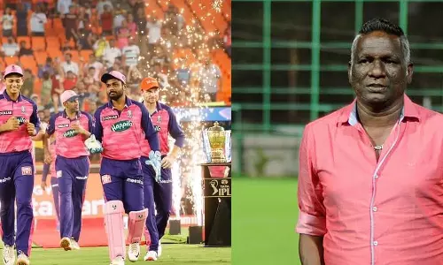 തകർത്തിട്ട് വാടാ; സഞ്ജുവിനും സംഘത്തിനും വിജയാശംസകൾ നേർന്ന് ഐ.എം വിജയൻ തകർത്തിട്ട് വാടാ; സഞ്ജുവിനും സംഘത്തിനും വിജയാശംസകൾ നേർന്ന് ഐ.എം വിജയൻ