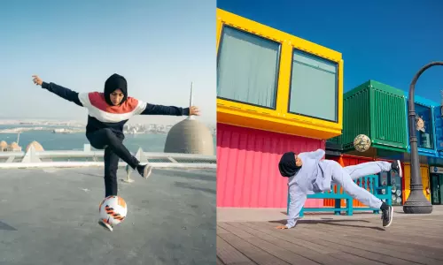 ഖത്തര് ലോകകപ്പിന്റെ പ്രചാരണത്തിന് മലയാളി പെണ്കുട്ടിയുടെ ഫ്രീ സ്റ്റൈല് വീഡിയോയും ഖത്തര് ലോകകപ്പിന്റെ പ്രചാരണത്തിന് മലയാളി പെണ്കുട്ടിയുടെ ഫ്രീ സ്റ്റൈല് വീഡിയോയും