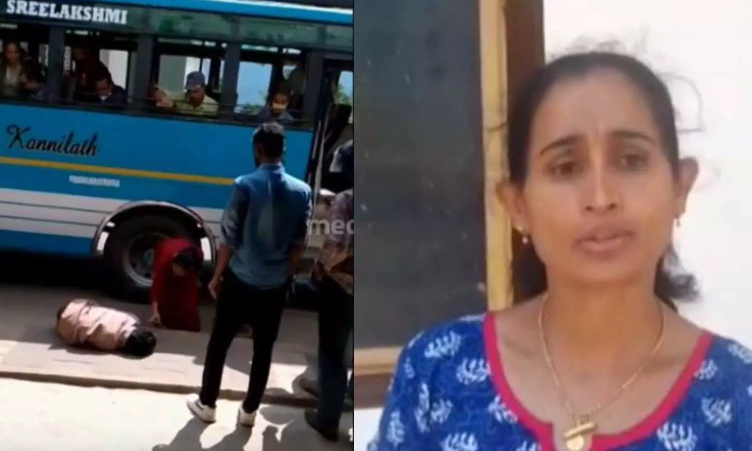 ബസിൽ വെച്ച് ശല്യം ചെയ്ത മദ്യപനെ കൈകാര്യം ചെയ്ത് യുവതി