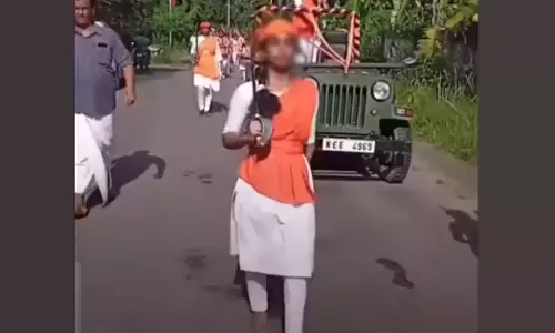 ദുർഗാവാഹിനി പ്രകടനത്തിലെ കലാപാഹ്വാനം: നടപടിയെടുക്കണമെന്ന് വെൽഫെയർ പാർട്ടി