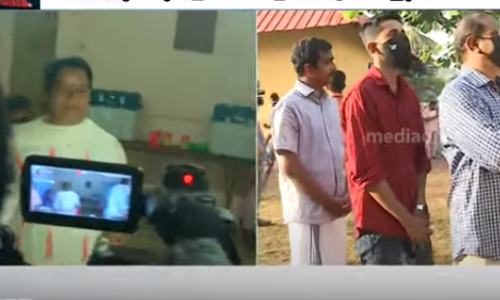 ഉമ തോമസും ജോ ജോസഫും വോട്ട് രേഖപ്പെടുത്തി