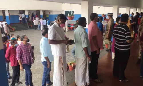 തൃക്കാക്കര വിധിയെഴുതി, പോളിങ് 68.75%; വോട്ടെണ്ണൽ വെള്ളിയാഴ്ച