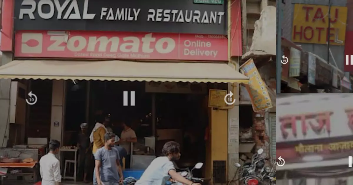 നഗരത്തിൽ മതവൈര്യം കൂടി; മഥുര താജ് ഹോട്ടലിന്റെ പേരും മുസ്‌ലിം ജീവനക്കാരെയും മാറ്റി ഉടമ