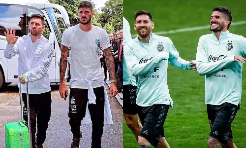 ഇയാള്‍ മെസിയുടെ ബോഡിഗാര്‍ഡോ? അര്‍ജന്‍റീന താരത്തെ ട്രോളി സോഷ്യല്‍ മീഡിയ