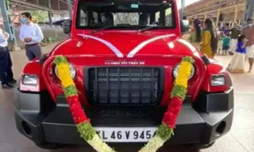 ഗുരുവായൂരില്‍ ഥാര്‍ പുനര്‍ലേലം ചെയ്തു; 43 ലക്ഷത്തിന് പ്രവാസി സ്വന്തമാക്കി