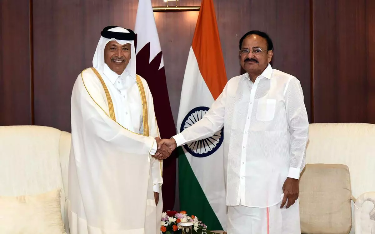 നാനാത്വത്തില് ഏകത്വമാണ് ഇന്ത്യയുടെ പാരമ്പര്യം; ഖത്തര് സന്ദര്ശനത്തിനിടെ ഉപരാഷ്ട്രപതി വെങ്കയ്യനായിഡു നാനാത്വത്തില് ഏകത്വമാണ് ഇന്ത്യയുടെ പാരമ്പര്യം; ഖത്തര് സന്ദര്ശനത്തിനിടെ ഉപരാഷ്ട്രപതി വെങ്കയ്യനായിഡു