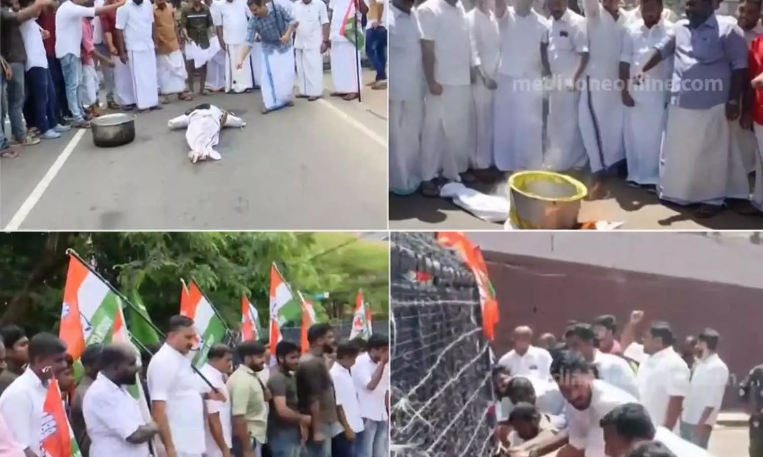 സ്വപ്നസുരേഷിന്റെ ആരോപണം: മുഖ്യമന്ത്രി രാജിവെക്കണമെന്നാവശ്യപ്പെട്ട് വിവിധ ഇടങ്ങളിൽ പ്രതിഷേധം, സംഘര്ഷം സ്വപ്നസുരേഷിന്റെ ആരോപണം: മുഖ്യമന്ത്രി രാജിവെക്കണമെന്നാവശ്യപ്പെട്ട് വിവിധ ഇടങ്ങളിൽ പ്രതിഷേധം, സംഘര്ഷം