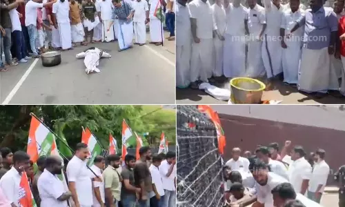 സ്വപ്നസുരേഷിന്റെ ആരോപണം: മുഖ്യമന്ത്രി രാജിവെക്കണമെന്നാവശ്യപ്പെട്ട് വിവിധ ഇടങ്ങളിൽ പ്രതിഷേധം, സംഘര്ഷം സ്വപ്നസുരേഷിന്റെ ആരോപണം: മുഖ്യമന്ത്രി രാജിവെക്കണമെന്നാവശ്യപ്പെട്ട് വിവിധ ഇടങ്ങളിൽ പ്രതിഷേധം, സംഘര്ഷം