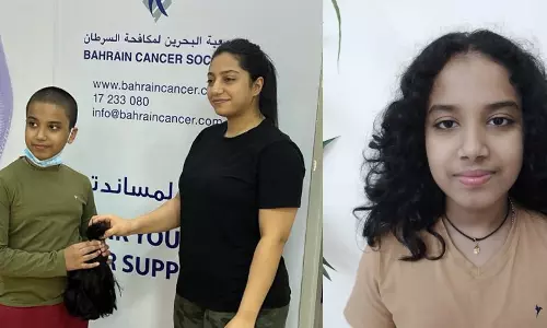 അർബുദ രോഗികൾക്കായി വിദ്യാർത്ഥി മുടി ദാനം ചെയ്തു