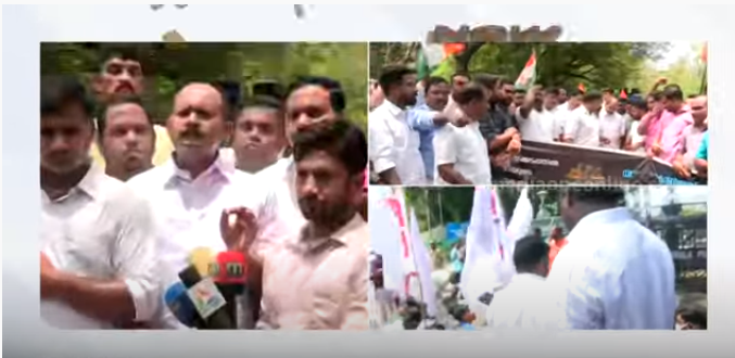 മുഖ്യമന്ത്രിയുടെ രാജി ആവശ്യപ്പെട്ട് സംസ്ഥാന വ്യാപക പ്രതിഷേധം; യൂത്ത് കോണ്‍ഗ്രസ് മാര്‍ച്ചില്‍ സംഘര്‍ഷം