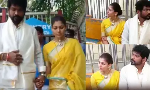 വിവാഹശേഷം തിരുപ്പതിയിൽ ദർശനം നടത്തി നയന്‍താരയും വിഘ്‌നേഷ് ശിവനും