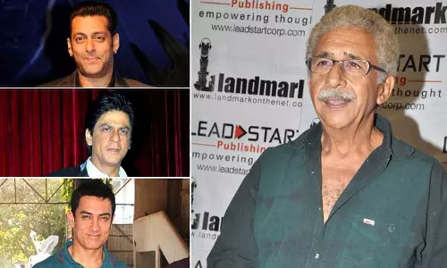 ബോളിവുഡ് ഖാന്മാർ എന്തുകൊണ്ട് രാഷ്ട്രീയം സംസാരിക്കുന്നില്ല; മറുപടിയുമായി നസിറുദ്ധീൻ ഷാ