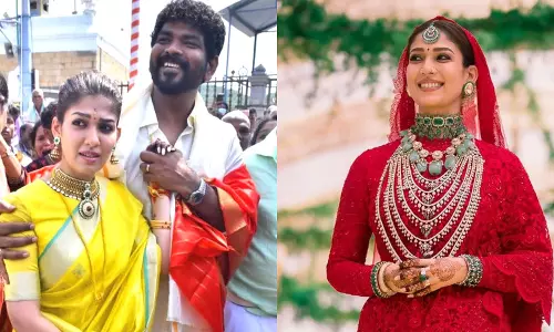 ക്ഷേത്രത്തിൽ ചെരുപ്പിട്ടു കയറി; വിവാഹത്തിന് പിന്നാലെ വിവാദത്തിൽ അകപ്പെട്ട് നയൻതാര