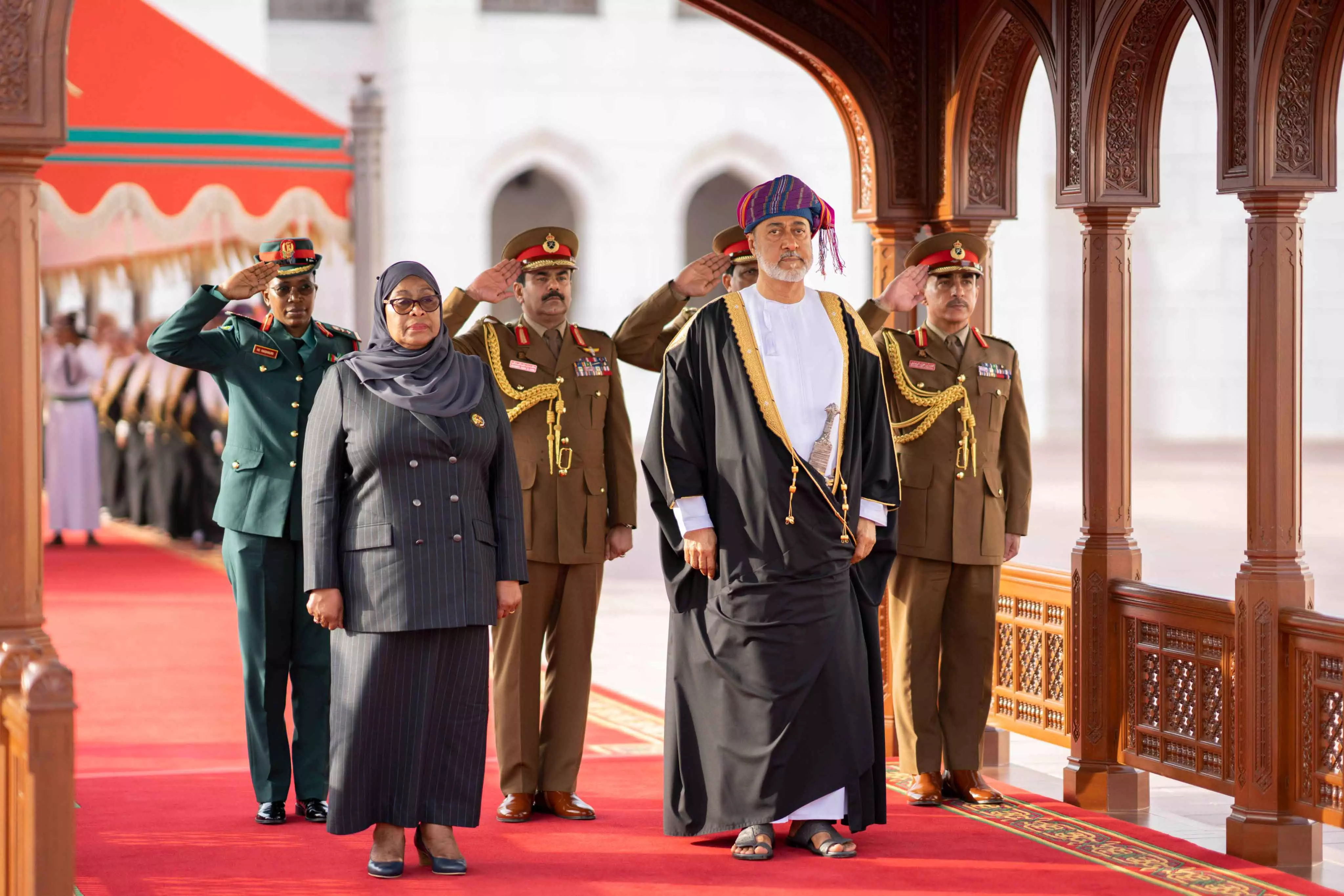 ടാൻസാനിയൻ പ്രസിഡന്റിന്റെ ഒമാൻ സന്ദർശനത്തിന് തുടക്കമായി : ടാൻസാനിയൻ പ്രസിഡന്റിന്റെ ഒമാൻ സന്ദർശനത്തിന് തുടക്കമായി :