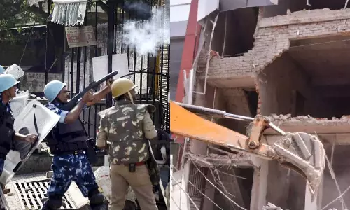 പ്രവാചക നിന്ദ; ബംഗാളിൽ രാഷ്ട്രീയ പോര്, പൊളിച്ച് നീക്കല് തുടർന്ന് യോഗി പ്രവാചക നിന്ദ; ബംഗാളിൽ രാഷ്ട്രീയ പോര്, പൊളിച്ച് നീക്കല് തുടർന്ന് യോഗി