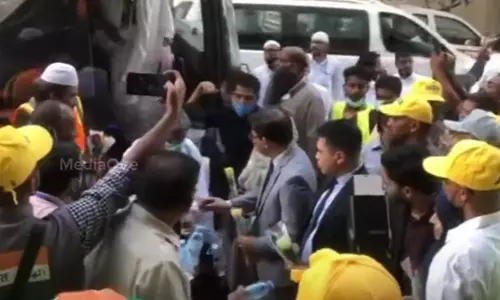 മദീന സന്ദര്‍ശനം പൂര്‍ത്തിയാക്കി ഇന്ത്യയില്‍ നിന്നുള്ള ഹാജിമാരുടെ ആദ്യ സംഘം മക്കയില്‍ എത്തി