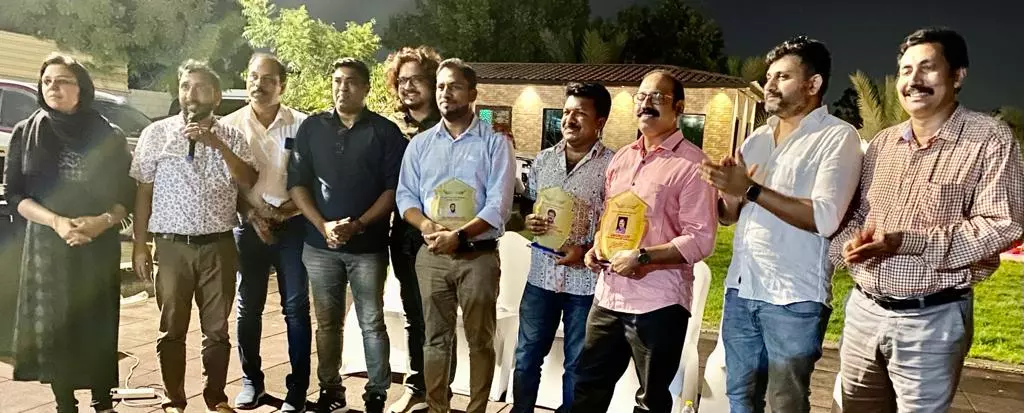 ദുബൈ ഇന്ത്യന്‍ മീഡിയാ ഫോറം മാധ്യമപ്രവര്‍ത്തകര്‍ക്ക് യാത്രയയപ്പ് നല്‍കി