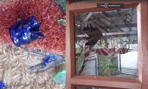 കെ.എസ്.യു നേതാവിന്റെ വീടിന് നേരെ ആക്രമണം കെ.എസ്.യു നേതാവിന്റെ വീടിന് നേരെ ആക്രമണം