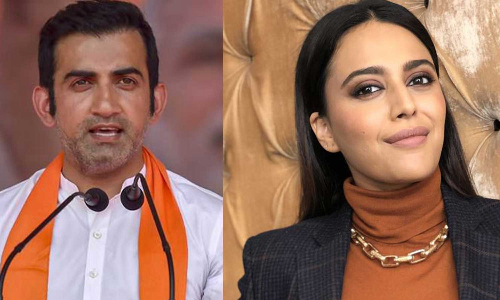 ബുൾഡോസറിന്റെ ശബ്ദം അയാൾ കേൾക്കുന്നേയില്ല; നുപൂര്‍ ശര്‍മയെ ന്യായീകരിച്ച ഗംഭീറിന് സ്വര ഭാസ്‌ക്കറിന്റെ മറുപടി