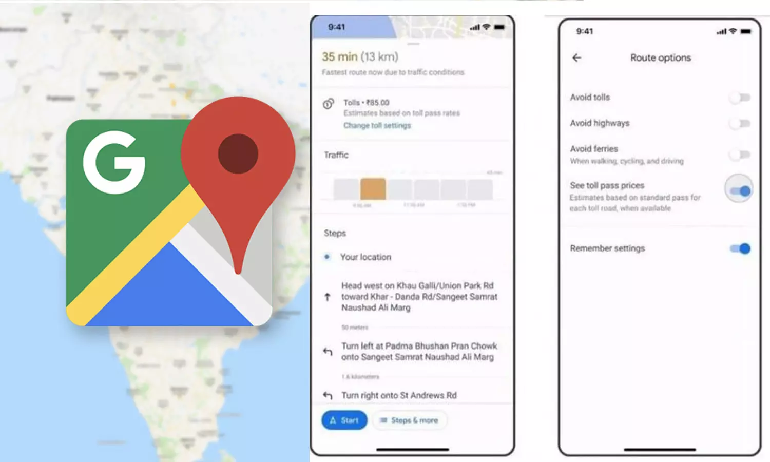 ഈ വഴി പോയാൽ എത്ര രൂപ ടോൾ നൽകേണ്ടി വരും ? ഗൂഗിൾ മാപ്പിൽ പുതിയ അപ്‌ഡേറ്റ്