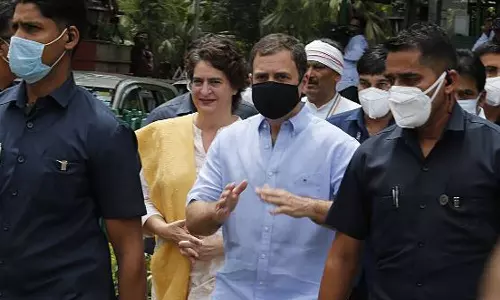 അര മണിക്കൂർ ഇടവേള; രാഹുൽഗാന്ധിയുടെ ചോദ്യംചെയ്യൽ രാത്രിയും തുടരും