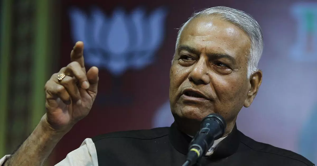 രാജ്യത്ത് അപ്രഖ്യാപിത അടിയന്തരാവസ്ഥ; വിമർശനവുമായി യശ്വന്ത് സിൻഹ