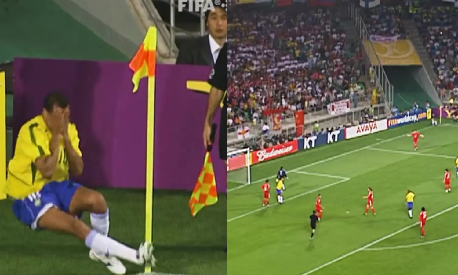 റിവോൾഡോയുടെ കള്ളക്കരച്ചിലും അഭിനയവും; 2002 ലോകകപ്പിലെ വിവാദ വീഡിയോ റിവോൾഡോയുടെ കള്ളക്കരച്ചിലും അഭിനയവും; 2002 ലോകകപ്പിലെ വിവാദ വീഡിയോ