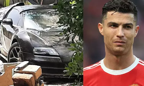 ക്രിസ്റ്റ്യാനോയുടെ 16 കോടി വിലയുള്ള സൂപ്പർ കാർ വീട്ടിലേക്ക് ഇടിച്ചു കയറി; അന്വേഷണം