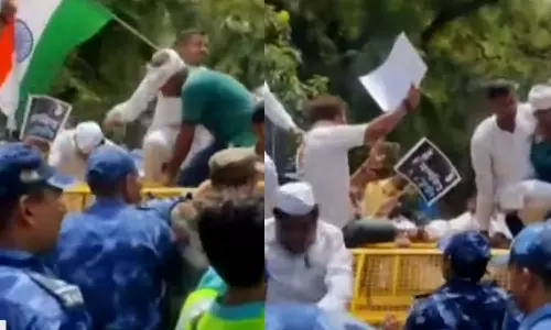 ഇ.ഡി ഓഫീസിലേക്ക് നടത്തിയ മാർച്ചിൽ സംഘർഷം; കെ. സി വേണുഗോപാലിനെ അറസ്റ്റ് ചെയ്തു