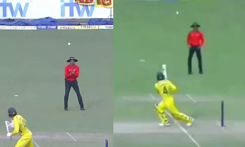 ഫീൽഡറല്ല, അമ്പയറാണ്; ക്യാച്ച് എടുക്കാൻ ശ്രമിച്ച് ധർമസേന, കൂട്ടച്ചിരി