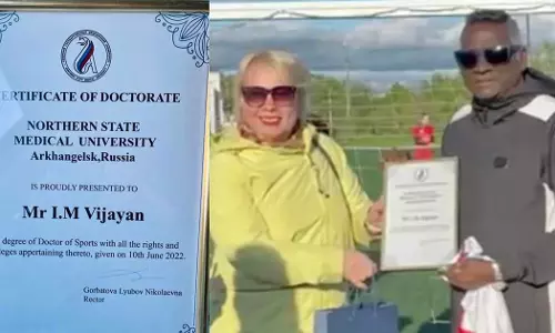 ഇന്ത്യൻ ഫുട്‌ബോളിന് നൽകിയ സുഖചികിത്സക്ക് ആദരം; ഇനി ഡോ. ഐ.എം വിജയൻ