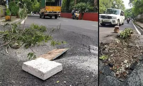 പ്രധാനമന്ത്രിയുടെ സന്ദർശനത്തിനായി 23 കോടിക്ക് മോടികൂട്ടിയ റോഡ് പൊളിഞ്ഞു