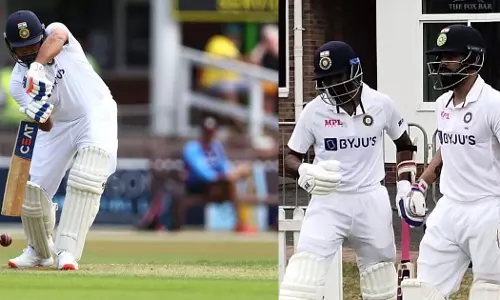 അർധസെഞ്ച്വറി നേടി ശ്രീകാർ ഭരത്‌; ലെസ്റ്റർഷയറിനെതിരെ ഇന്ത്യയ്ക്ക് 8 വിക്കറ്റ് നഷ്ടത്തിൽ 246 റൺസ്