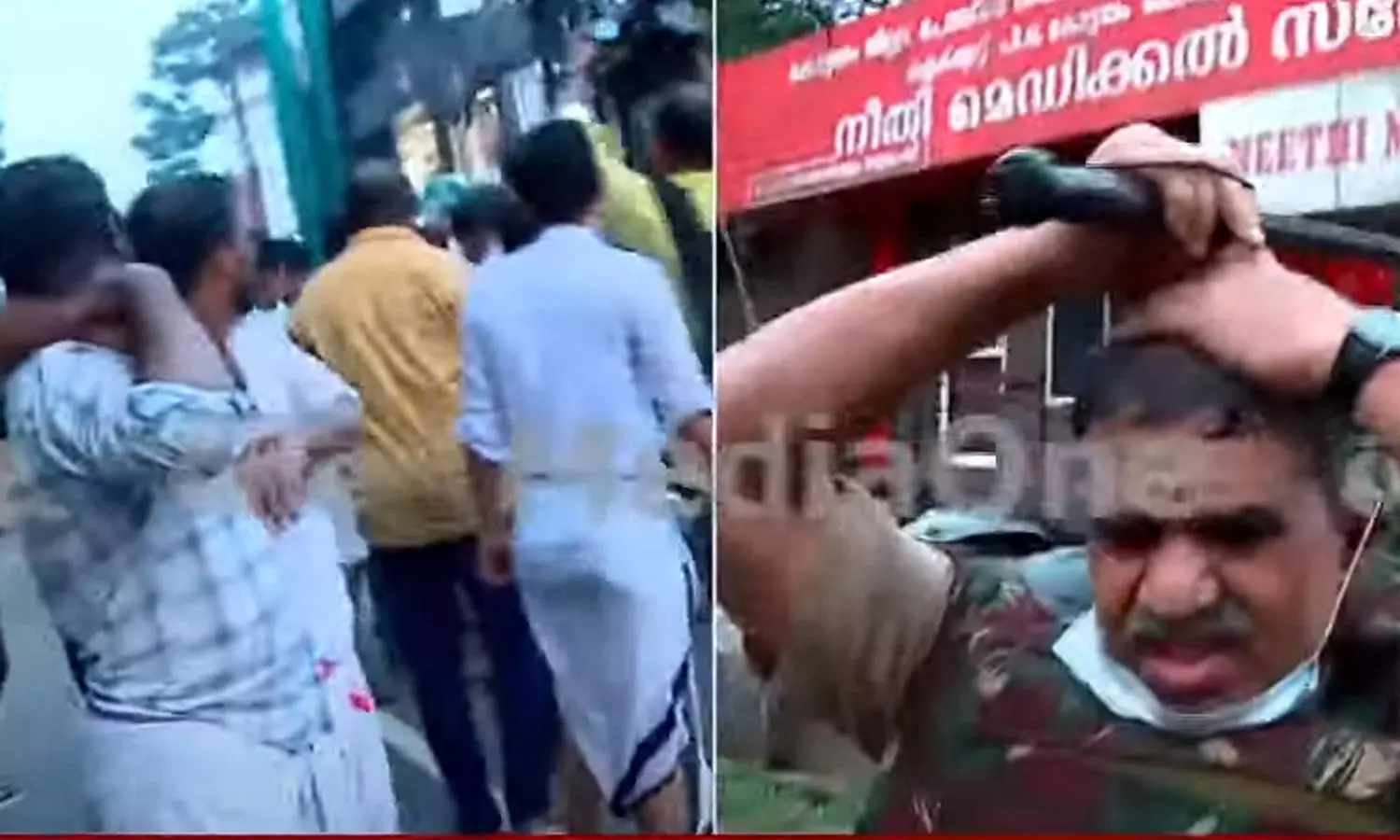 കോട്ടയത്ത് യുഡിഎഫ് കലക്ട്രേറ്റ് മാർച്ചിൽ സംഘർഷം; കല്ലേറിൽ ഡിവൈഎസ്പിക്ക് പരിക്ക്