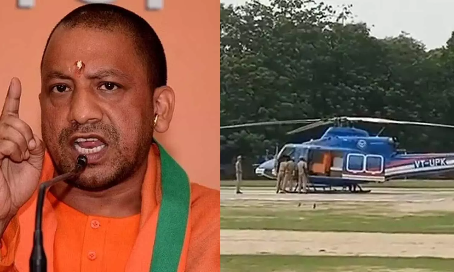 പക്ഷി ഇടിച്ചു: യോഗി ആദിത്യനാഥിന്റെ ഹെലികോപ്ടർ അടിയന്തരമായി തിരിച്ചിറക്കി