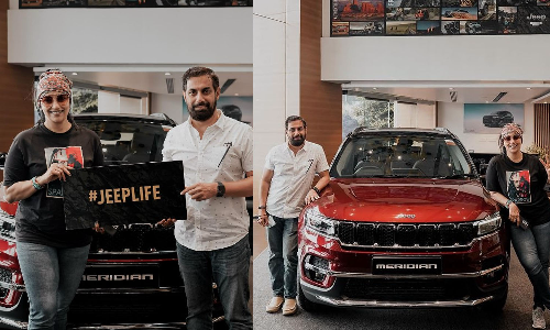 ജീപ്പ് മെറിഡിയൻ; ഭർത്താവിന് ഗംഭീര പിറന്നാൾ സമ്മാനമൊരുക്കി ശ്വേത മേനോൻ