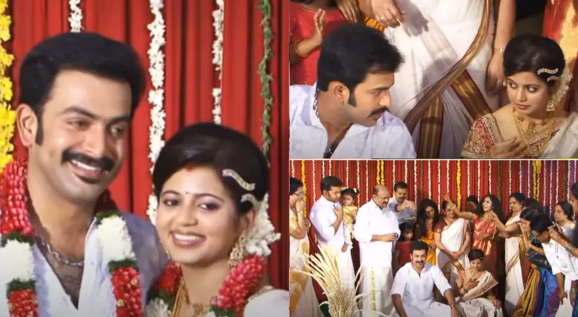 നിങ്ങളിത് കാണുക...; 11 വര്‍ഷങ്ങള്‍ക്ക് ശേഷം വൈറലായി പൃഥ്വിരാജിന്‍റെ വിവാഹ വീഡിയോ