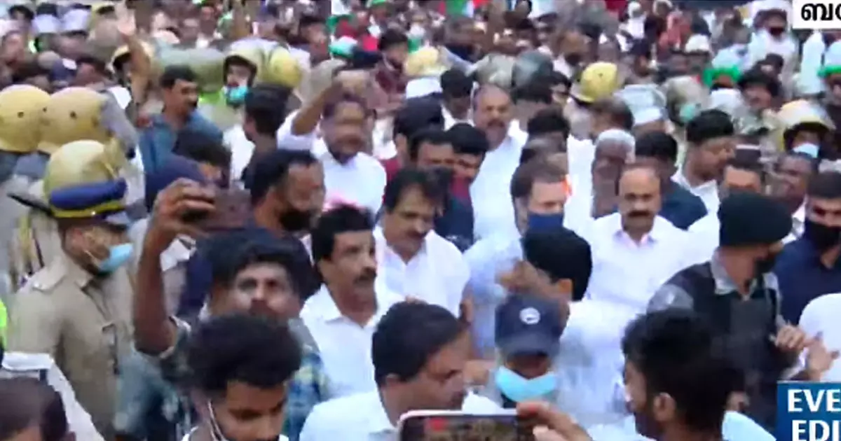 രാഹുൽഗാന്ധിയുടെ നേതൃത്വത്തിൽ സുൽത്താൻ ബത്തേരിയിൽ യു.ഡി.എഫ് ബഹുജനറാലി