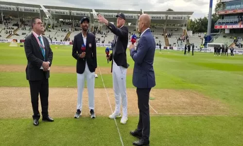 എഡ്ജ്ബാസ്റ്റണ്‍ ടെസ്റ്റ്; ടോസ് നേടിയ ഇംഗ്ലണ്ട് ഇന്ത്യയെ ബാറ്റിങ്ങിനയച്ചു