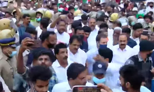 രാഹുൽഗാന്ധിയുടെ നേതൃത്വത്തിൽ സുൽത്താൻ ബത്തേരിയിൽ യു.ഡി.എഫ് ബഹുജനറാലി