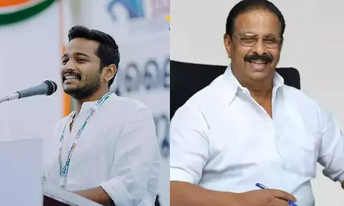 ചിന്തൻ ശിബിരത്തില് ബേസിൽ ജോസഫ്; അഭിവാദ്യങ്ങളുമായി കെ. സുധാകരൻ ചിന്തൻ ശിബിരത്തില് ബേസിൽ ജോസഫ്; അഭിവാദ്യങ്ങളുമായി കെ. സുധാകരൻ